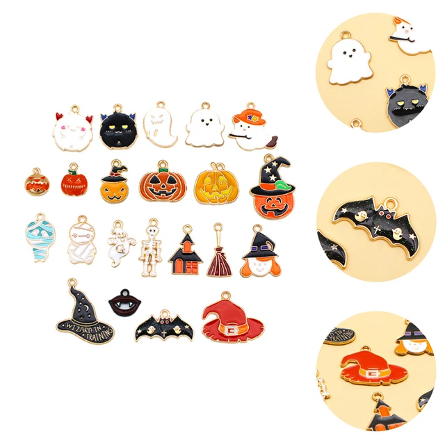 22Pcs Halloween Legierung Charme Halloween Thema Anhänger