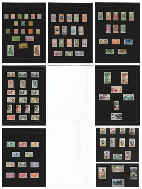 Oceania / Polynesia - Vintage Sets Of French Pacific Islands - Perfect Gum **