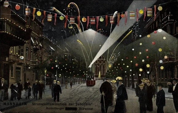 Ak Mannheim in Baden Württemberg, Jubiläumskarte 1607 - 1907,... - 10094437