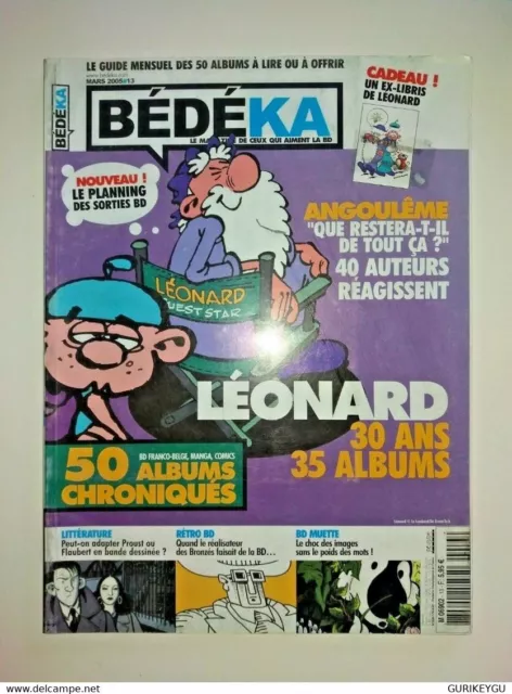 BEDEKA EX LIBRIS LEONARD 30 ans 2005 AIEIA D'ALDAAL INGRID ANGOULEME 40 auteurs