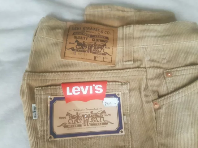 JEANS LEVIS VELOURS vintage neuf W28L36. EUR 39 90 PicClick FR