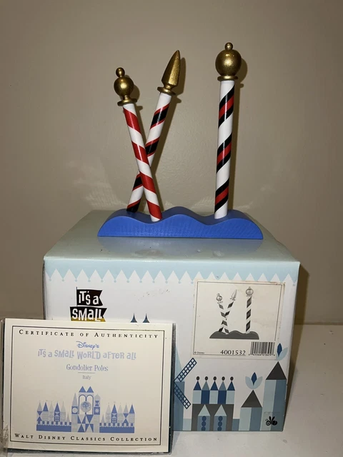 WDCC It’s a Small World Italy Gondolier Poles Accessory Walt Disney Classics