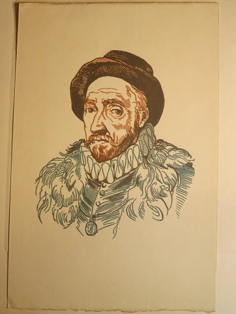 Gravure Sur Bois Jacques Beltrand "Le Mousse Breton" - Art Déco, Signée, Mer Bretagne