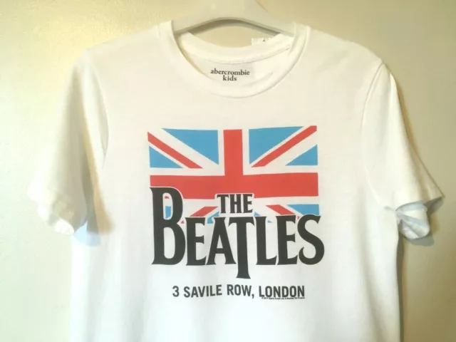 Maglietta Abercrombie Bambine Beatles Band 15/16 anni nuova con etichette prezzo disponibile £24 bianca 3