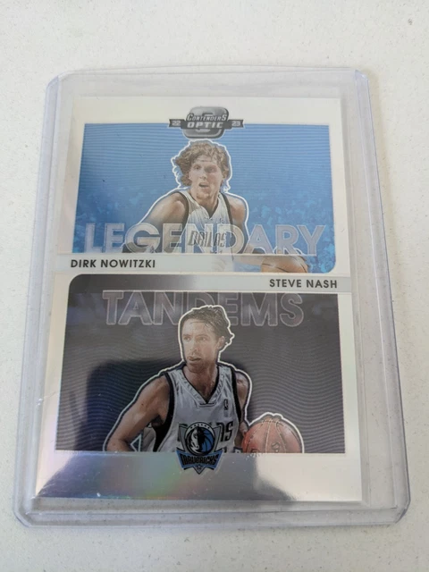 2022-23 Contenders Optic Dirk Nowitzki Steve Nash Silver Legendary Maverick #4