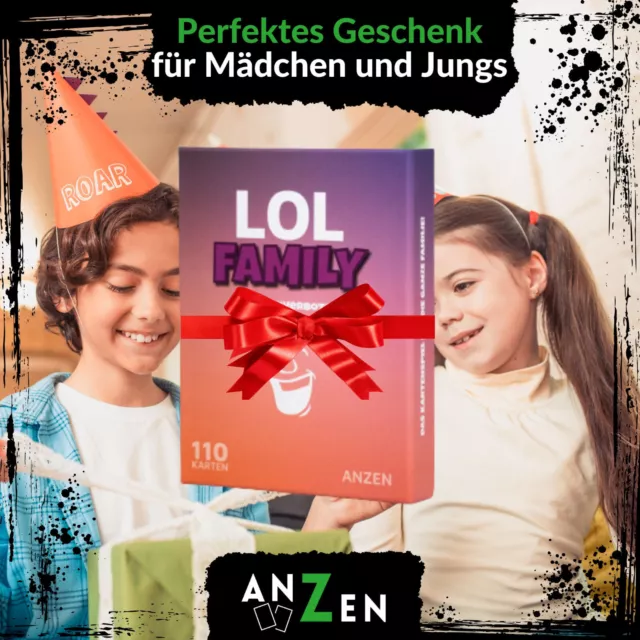 LOL FAMILY - Lachen "verboten" | Kartenspiel ab 8 Jahren | Ostergeschenk Kinder 3