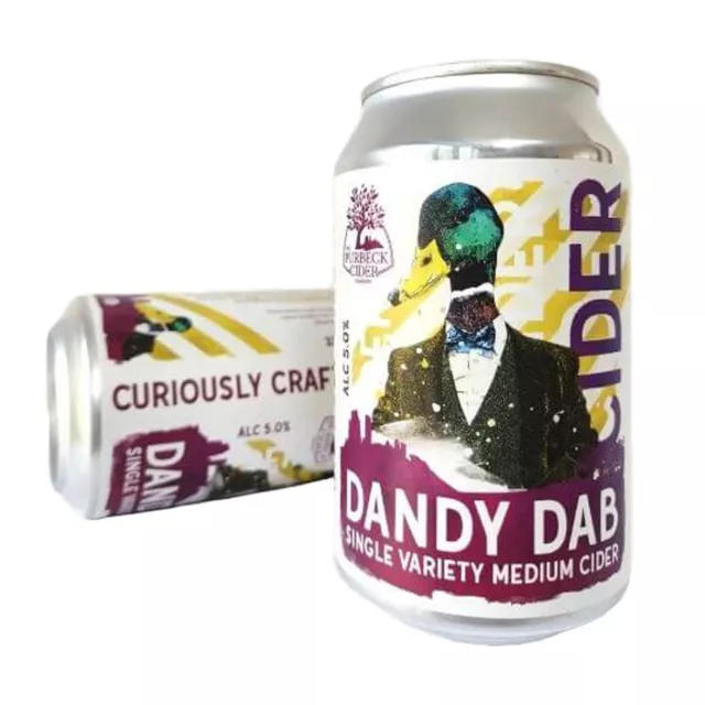 The Purbeck Cider Company - Dandy Dab 330ml Craft Cider Cans - Pack of 12