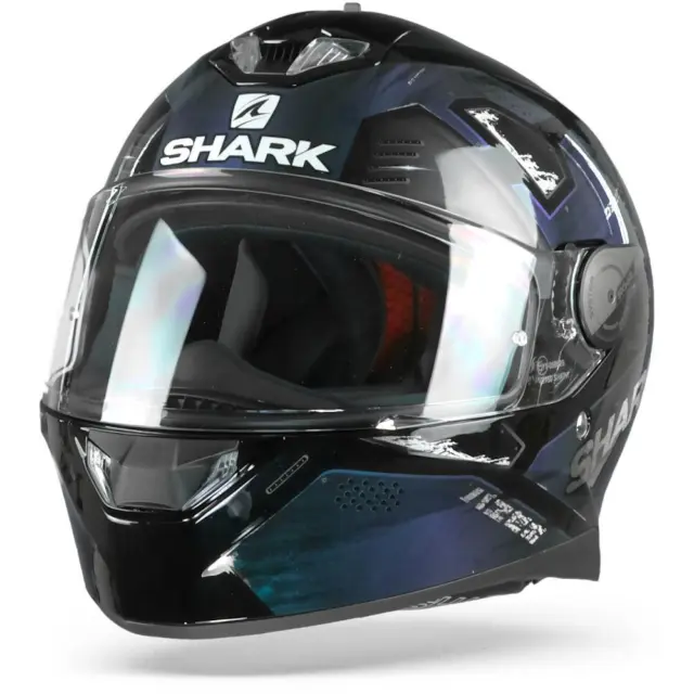 Shark Skwal 2 Venger Black Glitter Black KXK Full Face Helmet