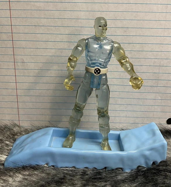 Vtg "Ice Man" 4.5" Toy Biz Action Figure X-Men Marvel Universe Comics Loose 1992