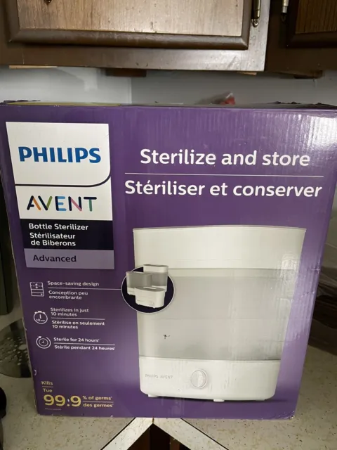 Philips AVENT Advanced Electric Steam Sterilizer NEW OPEN BOX