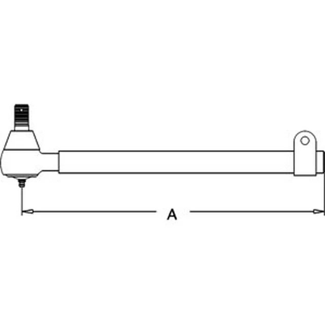 70254661 One New Tie Rod Fits Allis Chalmers D14 D15 D17 170 180 185 190XT