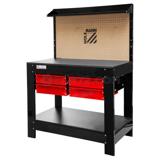 Établi Atelier Holzmann WHL1200 - Banc De Travail Avec Panneau Outils Et Tiroir - Neuf