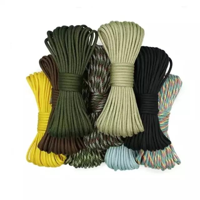 Type III 7-Strand Core Paracord 550lb Multipurpose Parachute Cord for Outdoor