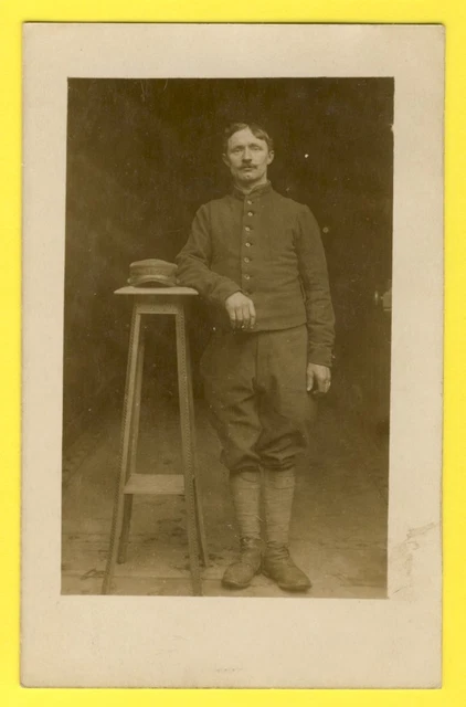 CPA France Carte Photo MILITAIRE SOLDAT en UNIFORME du 162e Régiment