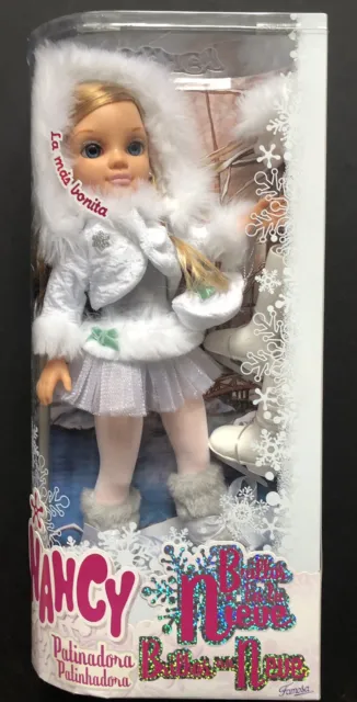 Famosa Nancy Ice Skating Doll Spanish Packaging New