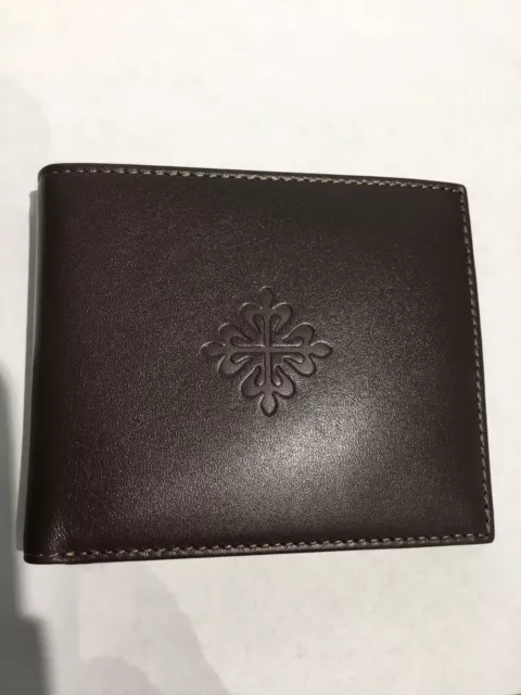 GENUINE PATEK PHILIPPE Ultra Rare Calf Leather Wallet Card Holder 180.00 PicClick UK