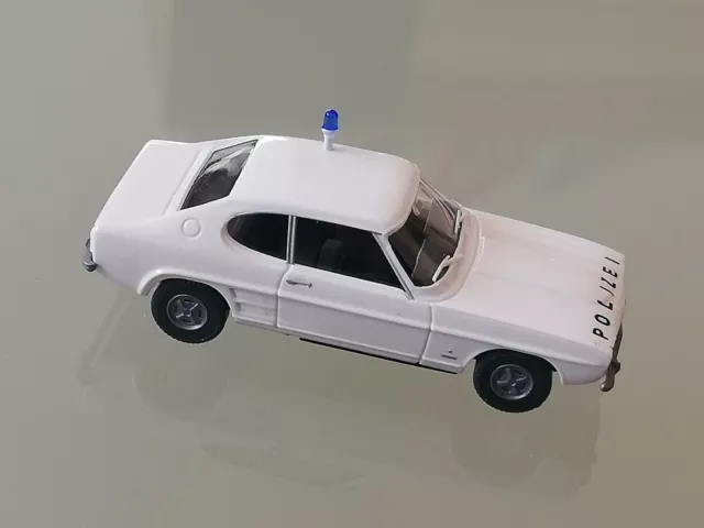 Wiking 1/87  Ford Capri Polizei unscheinbare Rarität aus Sammlung