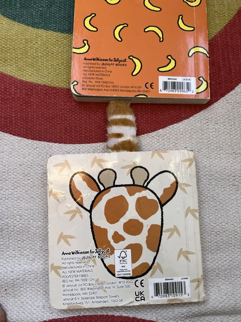JELLYCAT IF I Were A Monkey & Giraffe baby toddler Board Books £5.45 ...