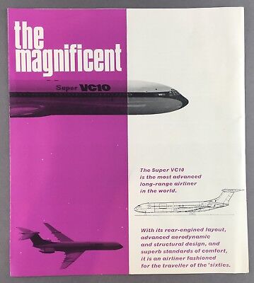 Super Vc10 Manufacturers Sales Brochure Vickers Bac 1966 - The Magnificent Super