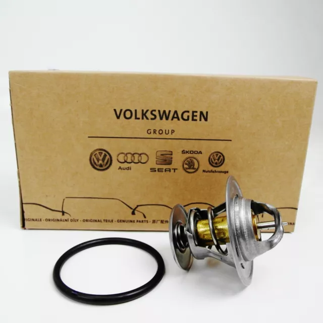 044121113 VW Thermostat + Dichtung 87°C Grad Audi Skoda SEAT VAG