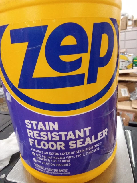 Zep Stain Resistant Floor Sealer, 1 gal Bottle 8869kb
