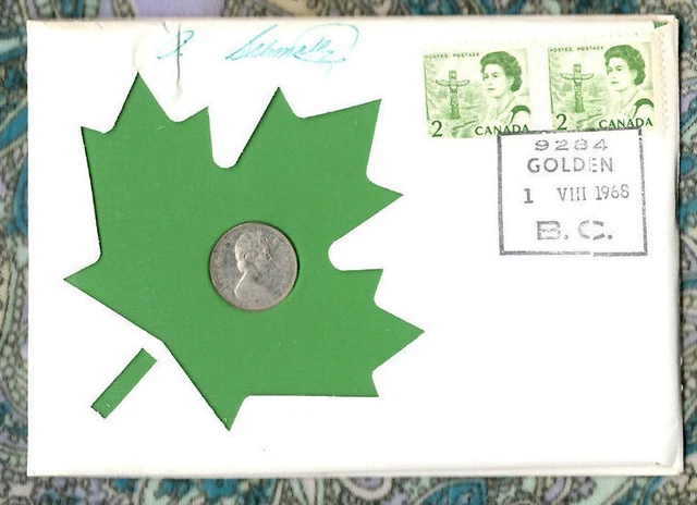 1968 99 Company First Day Issue Canada 10 Cents KM-72a