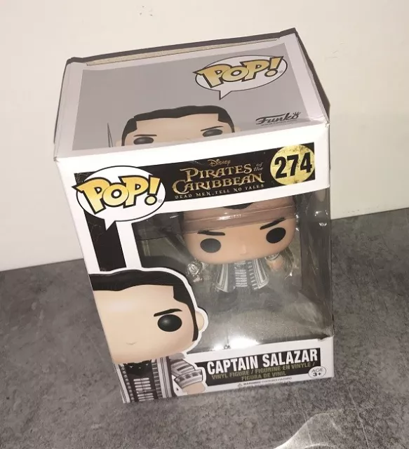 FUNKO POP 274 PIRATES DES CARAIBES CAPTAIN SALAZAR Boite un peu