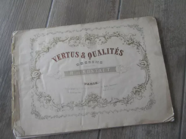 Gran Álbum De 11 Grandes Grabados Montaut 1880