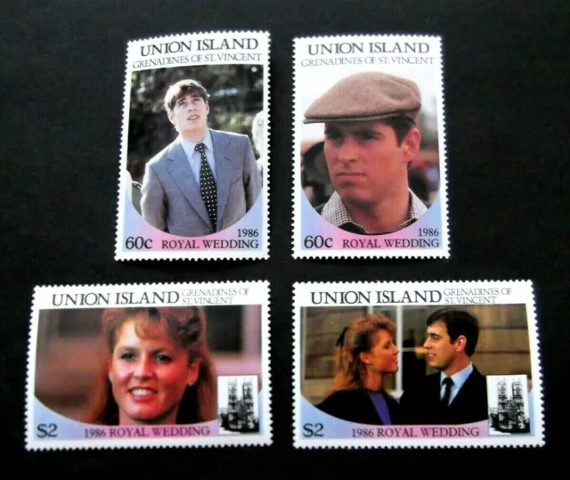Gren. of St Vincent/Union Islands-1986-Royal Wedding set-MNH