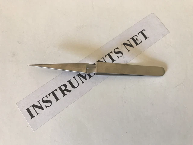 Tweezers negative locking squeeze to open steel watchmakers tool spares/repairs