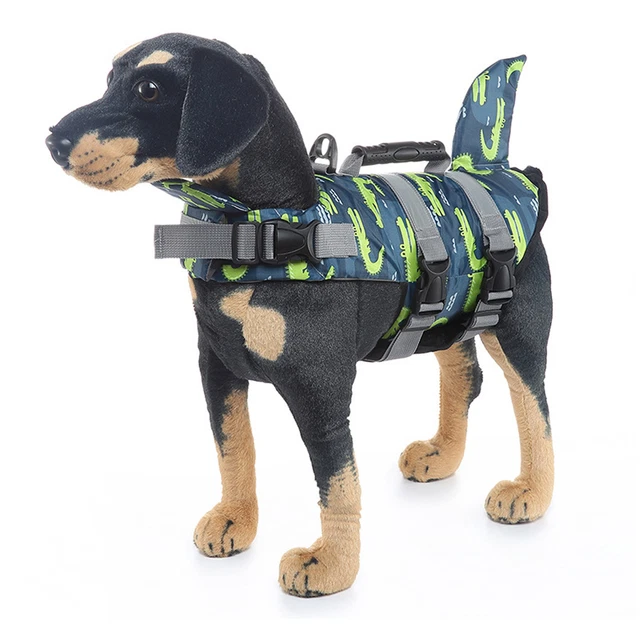 (L) Giubbotto Salvagente Per Cani Costume Da Bagno Di Sicurezza Per