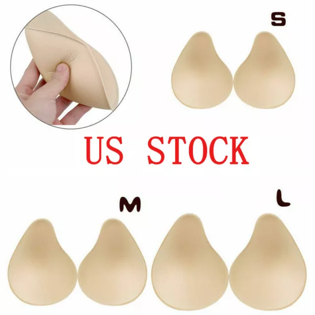 2 Invisible Breast Bra Enhancer Pads Inserts Lifting Boob Nipple Cover Removable