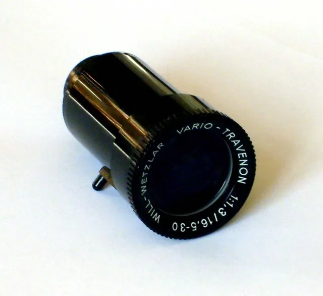 Lens 8mm Bauer Film Projector Vario Travenon 1: 1,3/16,5 -30 Will Wetzlar