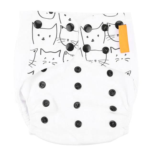 4pcs/set Baby Cloth Diaper Cover Washable Reusable Newborn Nappy Cover Adju