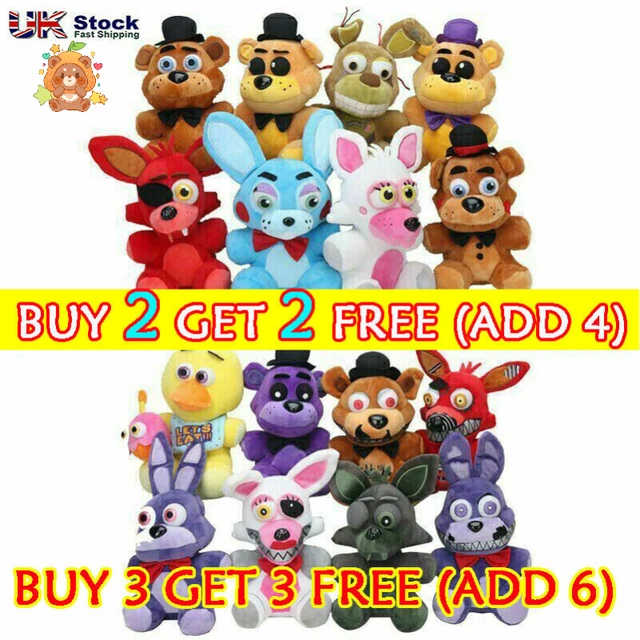 POPULAR FNAF FIVE Nights at Freddy's Plushie Toy Plush Doll Bear Foxy