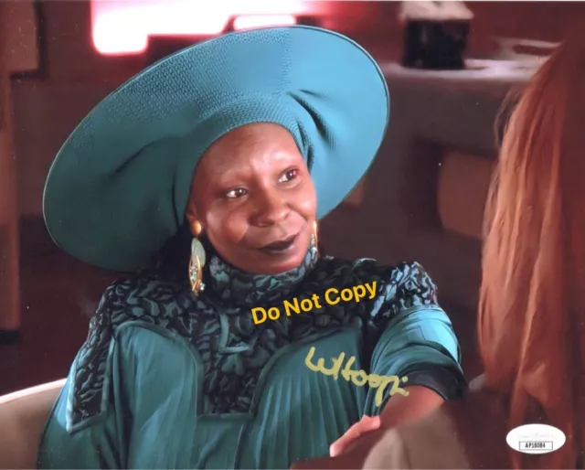 Whoopi Goldberg signed 8x10 Photo STAR TREK the Next Generation Guinan JSA