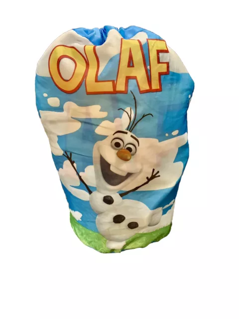 Disney Frozen OLAF Slumber Bag 30"x54" Bonus Backpack Carry Bag