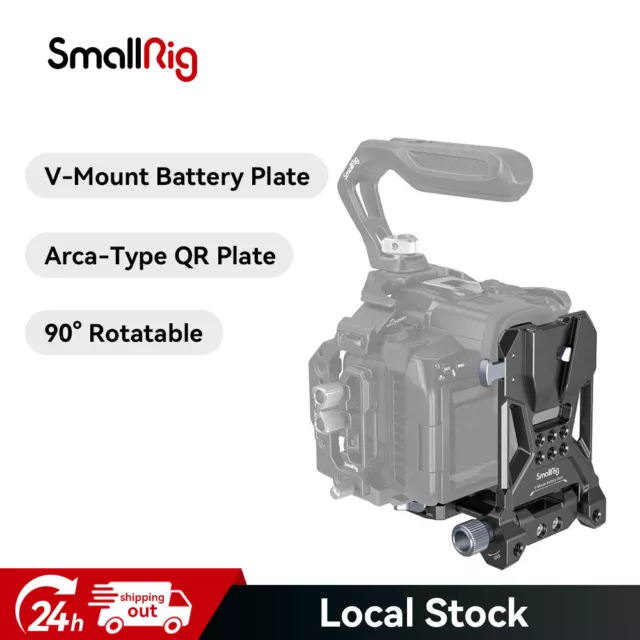 SmallRig Compact V-Mount Battery Mounting System Arca-Swiss QR Plate 4064