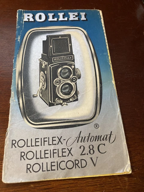 Manuel Original Rolleiflex Rolleicord IVb (4) - 56 Pages - Décembre 1953 - Allemagne