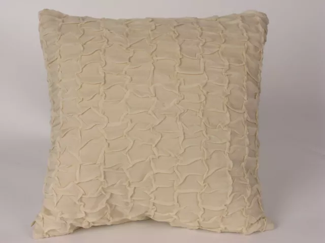 Donna Karan DKNY Texture Pucker Urban Oasis Gold Deco Pillow NWT $150