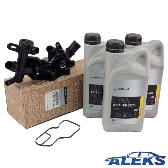 Boîtier De Thermostat ORIGINAL Pour Renault Mégane II 1.5D 2003- - Référence 110605536R - Compatible Avec Plusieurs Références OEM