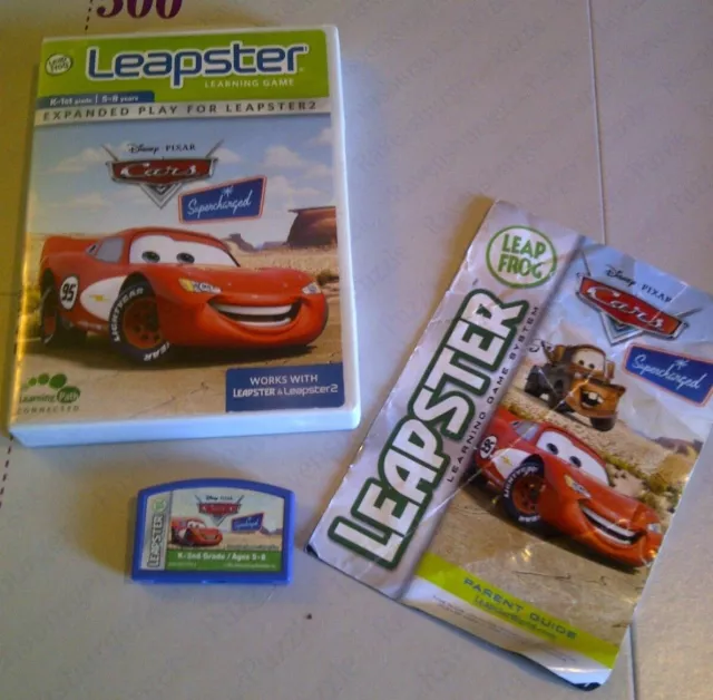 Leapster Learning Game: Disney Pixar Cars- Supercharged (K-1st Grade/5-8yr old)