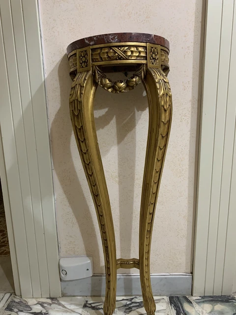 Consolle in legno dorato del XIX Secolo