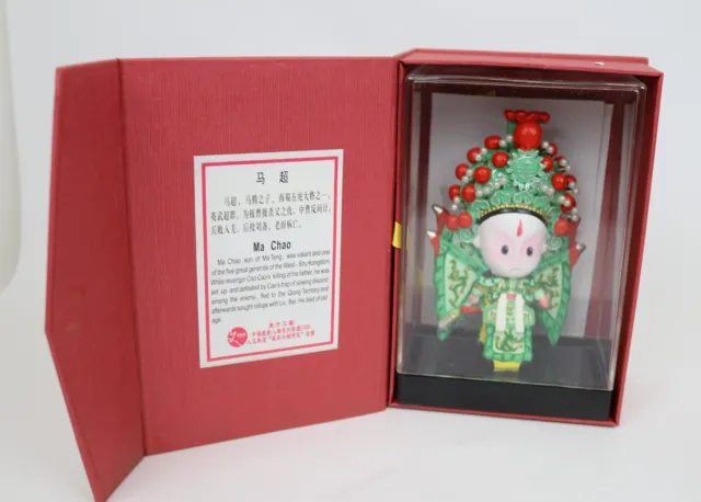 Chinese Peking Opera Handcraft Doll Figurine in Gift Box