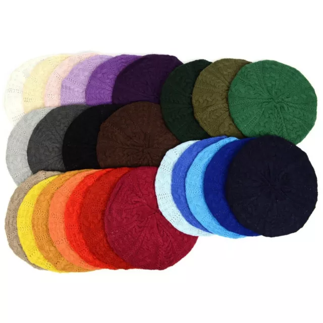 Women's Soft Lightweight Knitted Beret Hat