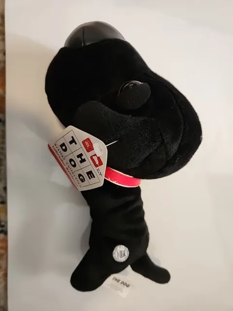 0113 BLACK LABRADOR Plush "THE DOG" by Artists Collection HUGE HEAD w/ Tags 11"
