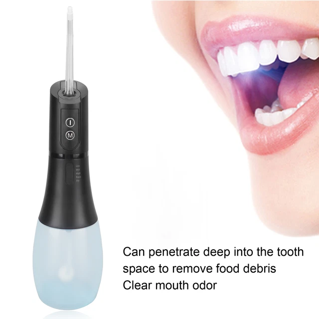 (weiß)Kabellose Dental-Munddusche Tragbare USB-wiederaufladbare