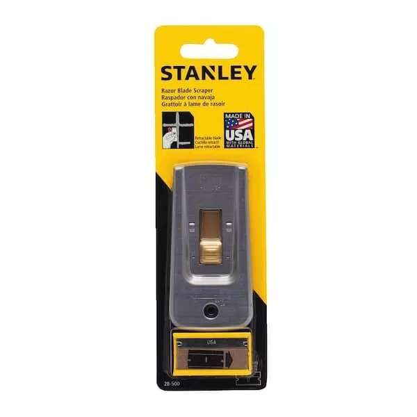 9 PACK-Stanley 28-500 Razor Blade Scraper with 5 Blades (LOT OF 9)