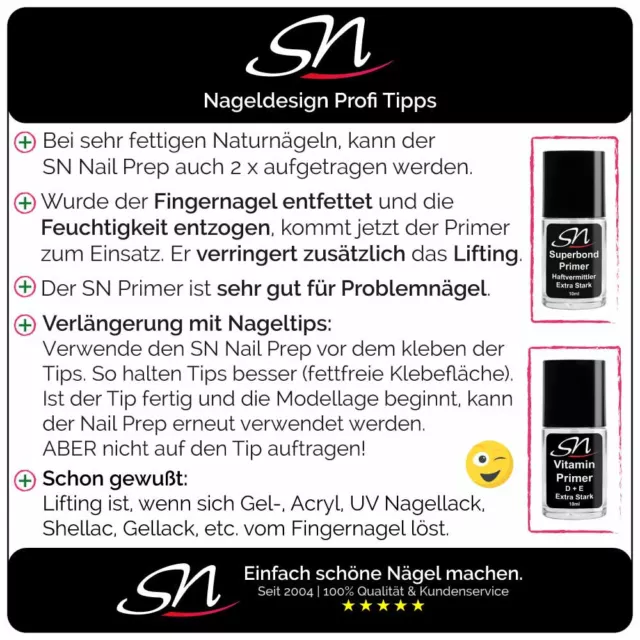 Nail Prep Dehydrator Entfetter Nagelentfetter für Problemnägel Fingernagel 10ml 3