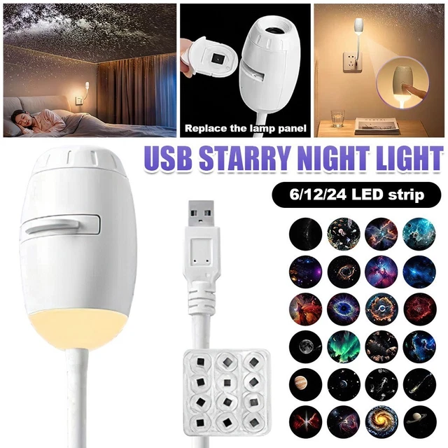 Mini Prijector MINI NIGHT LIGHT Galaxy Star Projector Home Atmosphere Ceiling Kids LED ...